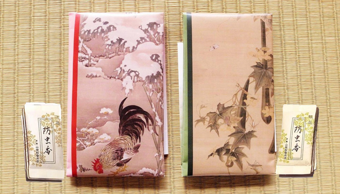 若冲防虫香 「上品」(鶏) 「極品」(糸瓜) 伊藤若冲 細見美術館 ARTCUBE SHOP